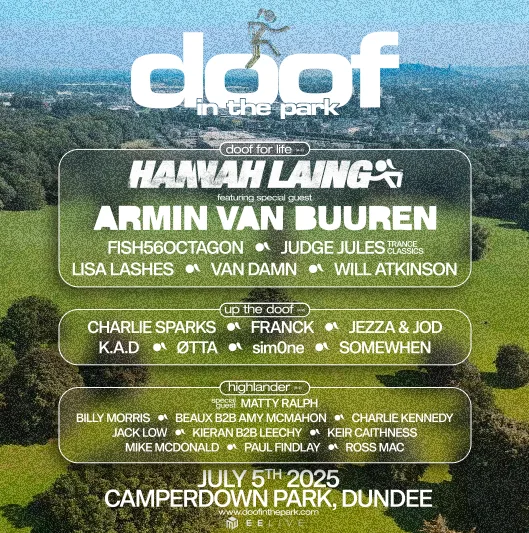 HANNAH LAING UNVEILS STACKED LINE-UP FOR DEBUT FESTIVAL doof IN THE PARK HANNAH LAING UNVEILS STACKED LINE-UP FOR DEBUT FESTIVAL doof IN THE PARK