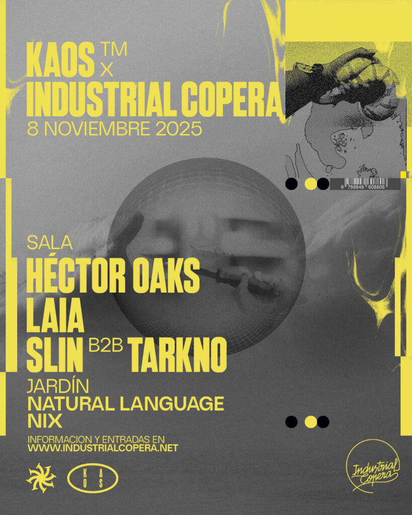 Toma nota de la programación de Noviembre en Industrial Copera 13 NDD-OAKS COPERA IG