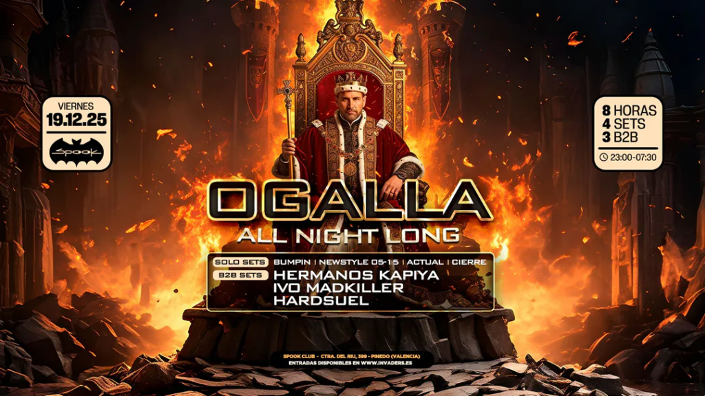 Repasa la programación de Spook en diciembre 13 NDD-invaders pres ogalla all night long valencia xceed 3392