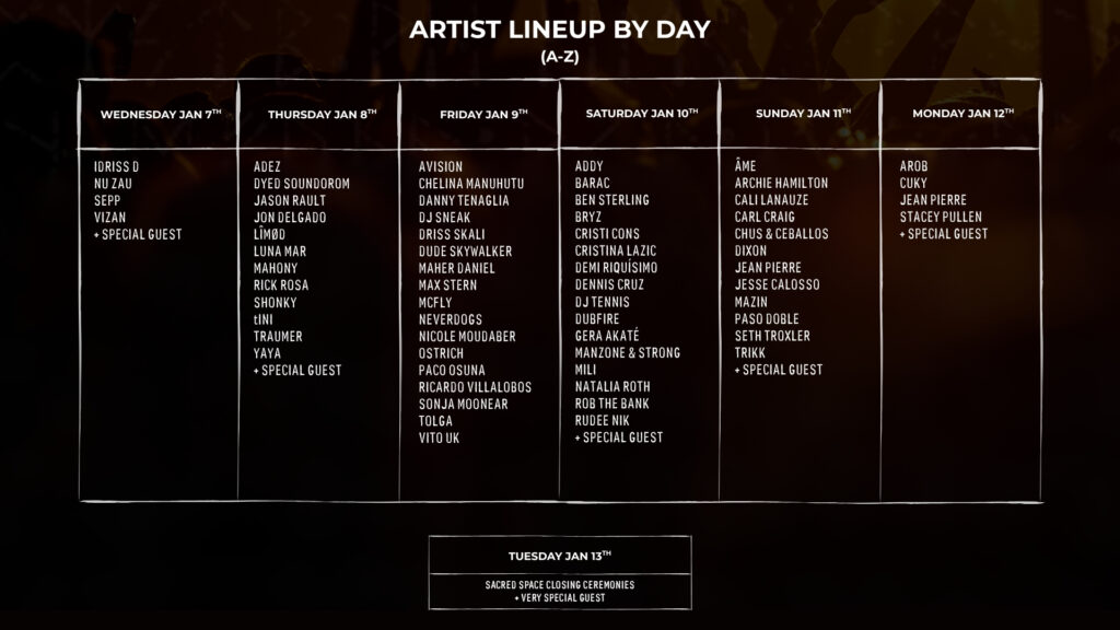 NDD-5EF LINEUP BYDAY BANNER
