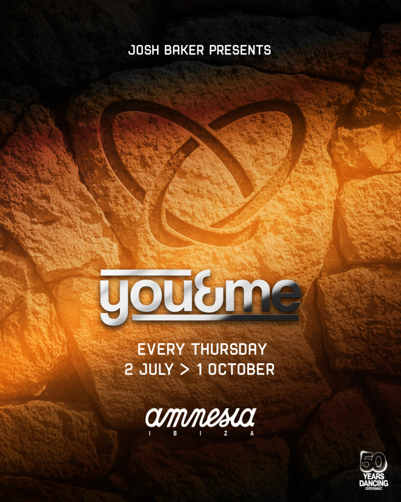 Josh Baker aterriza en Amnesia Ibiza con YOU&ME 9 NDD-6.YM Portrait