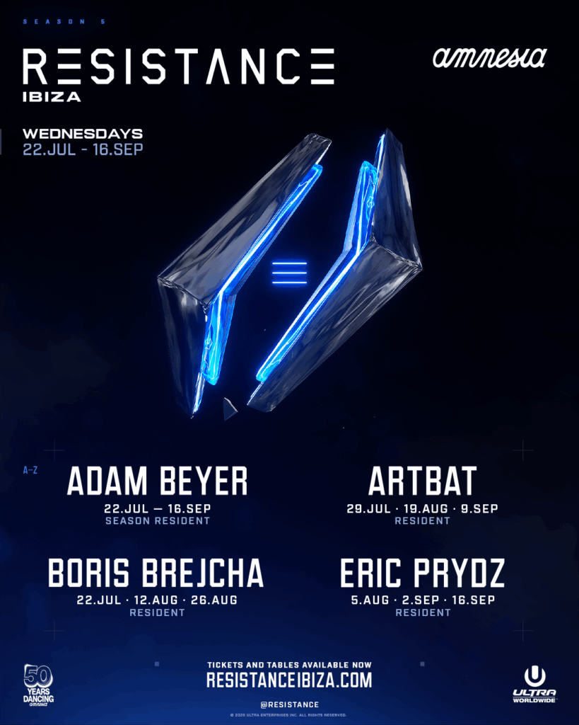 RESISTANCE regresa con su residencia a Amnesia Ibiza 9 NDD-Resistance Ibiza IG Post