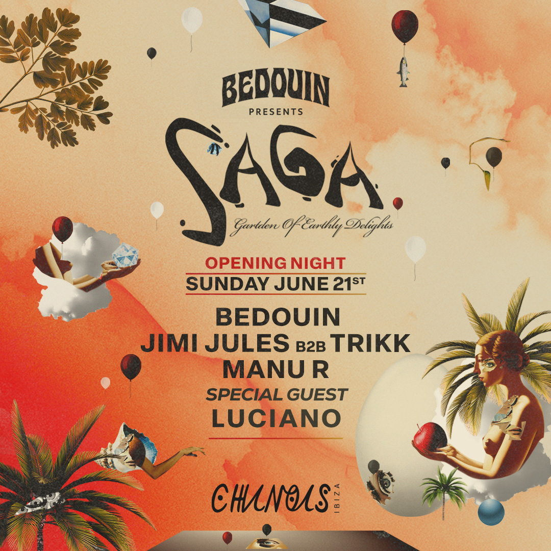 Disfruta del opening party de Bedouin presents Saga 3 NDD-1 1 CHINOIS