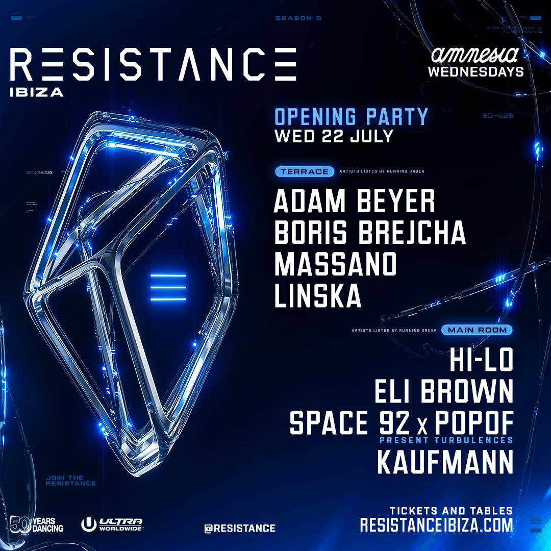 NDD-RESISTANCE IBIZA 22 JULY SQ