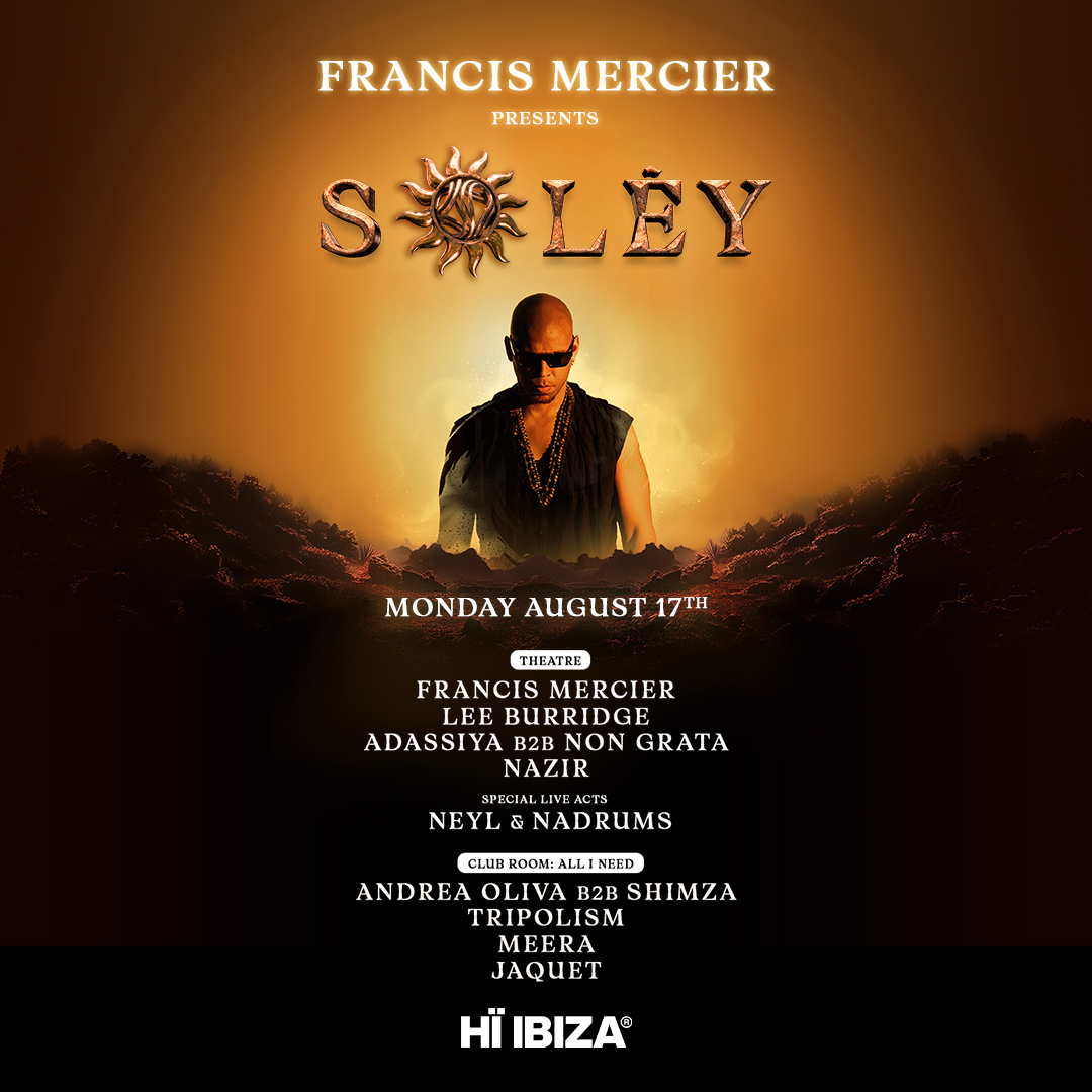 Lee Burridge desembarca con Francis Mercier en Solèy 3 NDD-