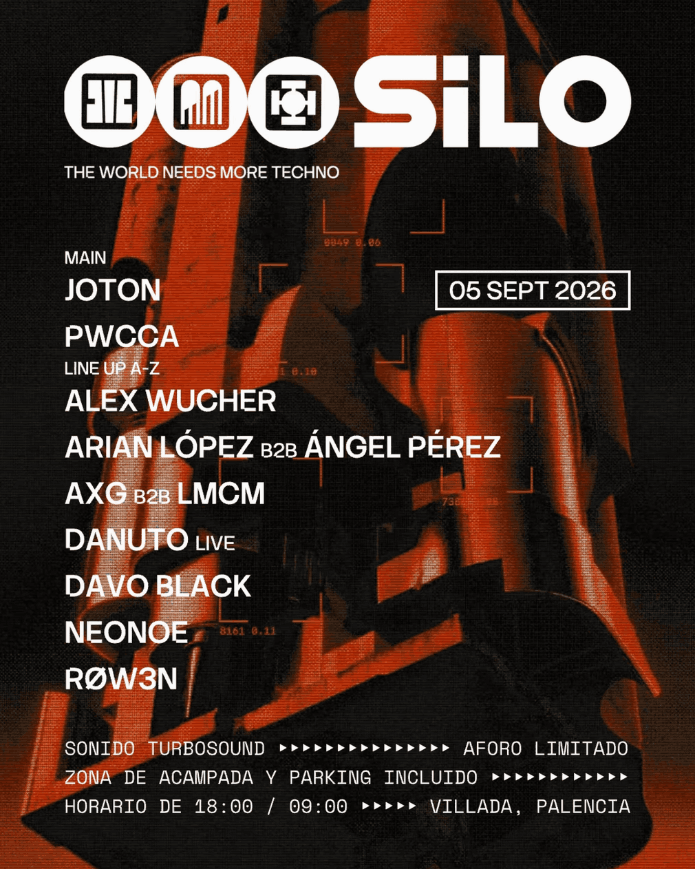 Nace un nuevo festival techno: SILO 7 NDD-FEED CARTEL 1 1