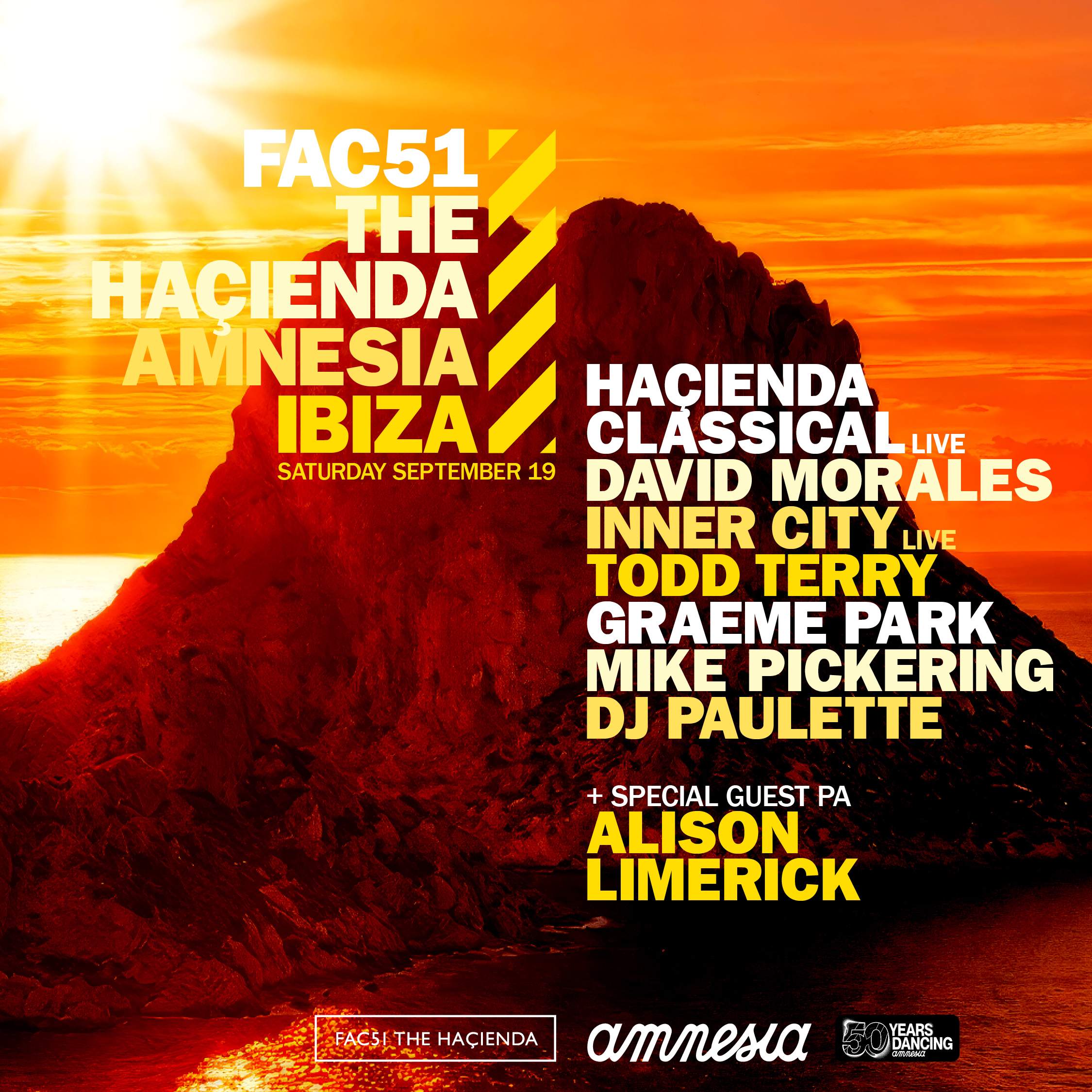 Histórico evento de FAC51 The Haçienda y Amnesia Ibiza 3 NDD-Hac Ibiza 1080x1080 V7 1