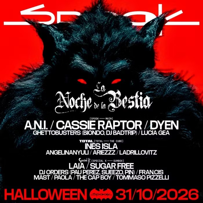 Programación electrónica de Spook en octubre 7 NDD-halloween cassie raptor dyen ani total w ines isla special k w laia sugar free valencia xceed square